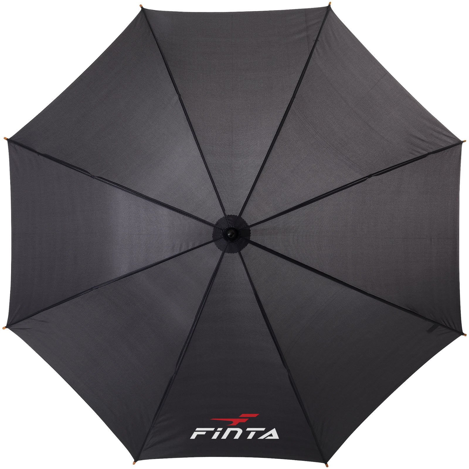 Ombrello Jova da 23" con manico e asta in legno