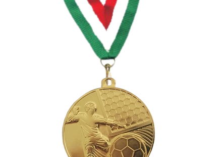 Medaglie calcio personalizzate 50 mm oro | 23.07.50.20G