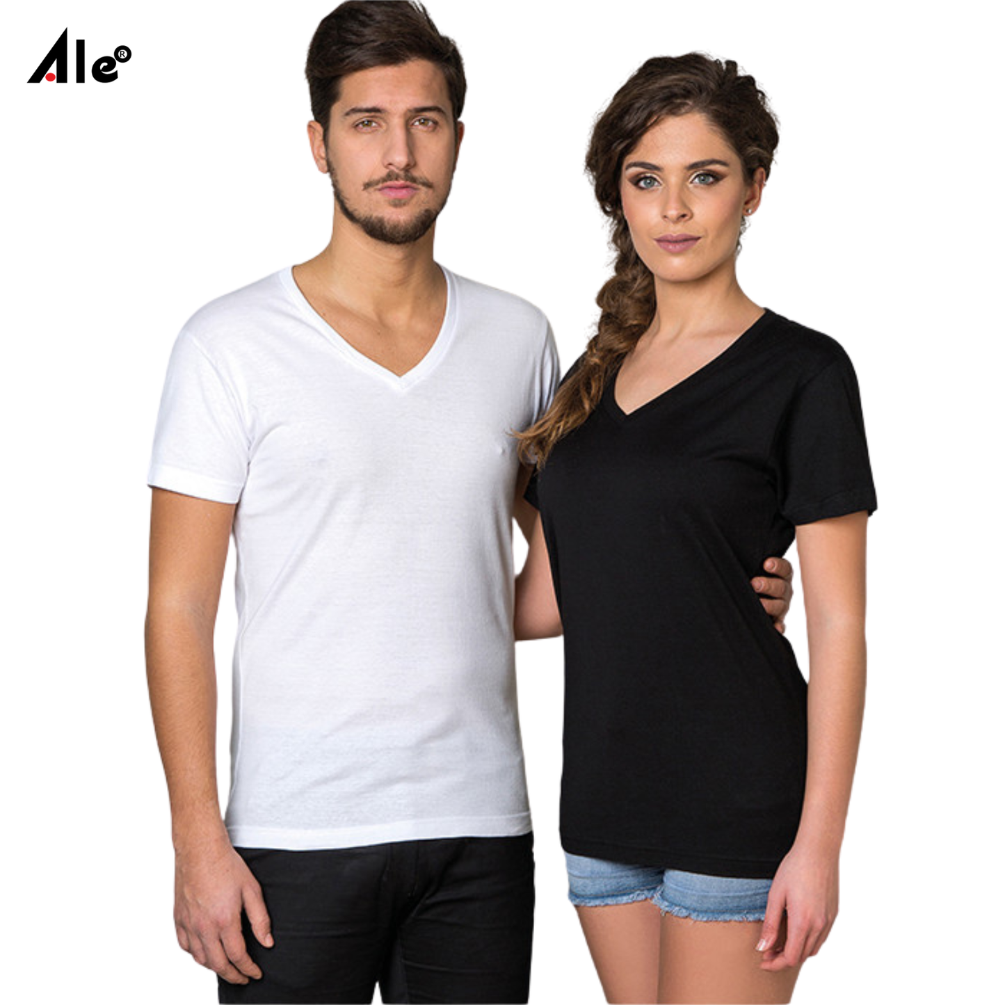 Magliette personalizzate collo a V | Cod. PM315