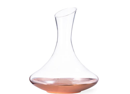 Set da vino in vetro, con un delicato e innovativo rivestimento rosa sfumato
