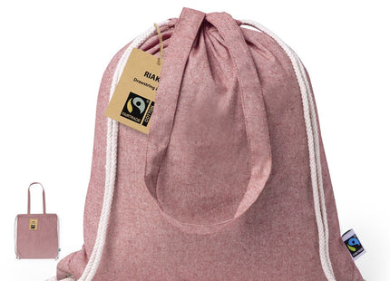 Sacca borsa personalizzata in cotone riciclato - Riak