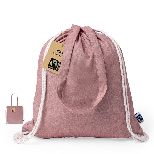 Sacca borsa personalizzata in cotone riciclato - Riak