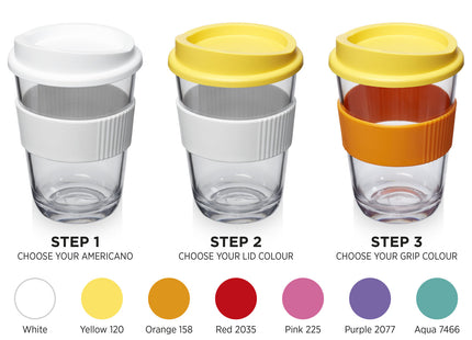 Bicchiere Americano® Cortado da 300 ml con impugnatura