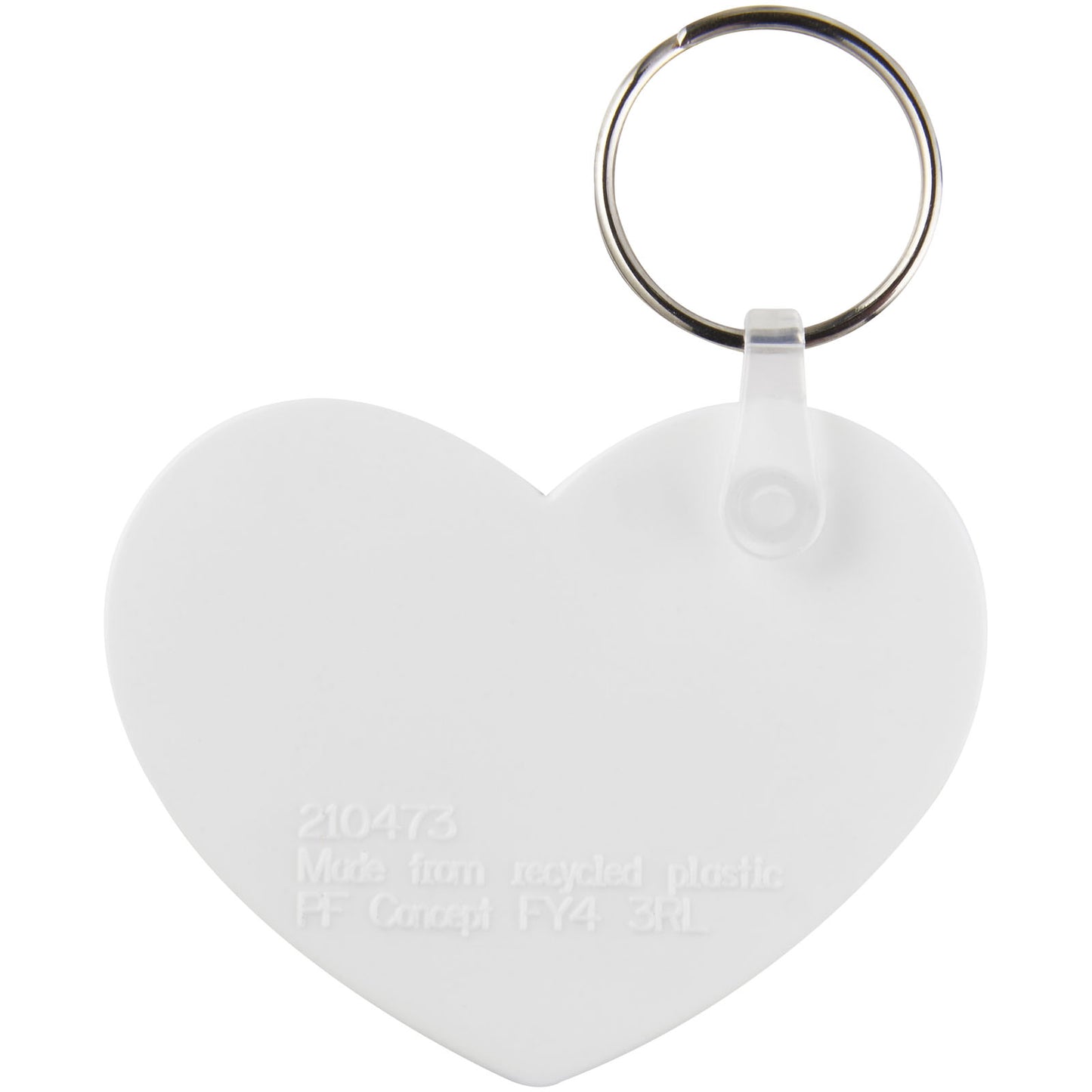Portachiavi in materiale riciclato a forma di cuore Tait