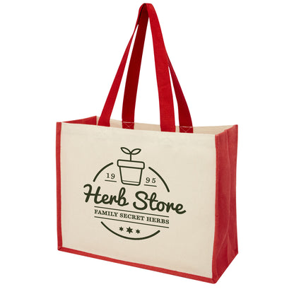 Shopper in iuta e canvas 320 g/m² Varai - 23L