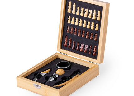 Set Vino Paluk con scacchiera