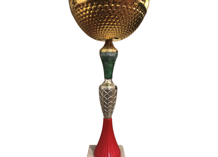 Coppa con tazza in metallo da 40 cm
