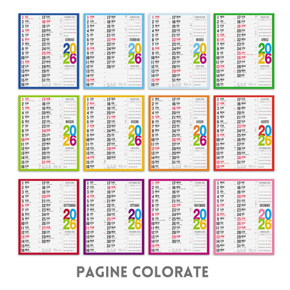 Calendario olandese 2026 personalizzato | Cod. PA614