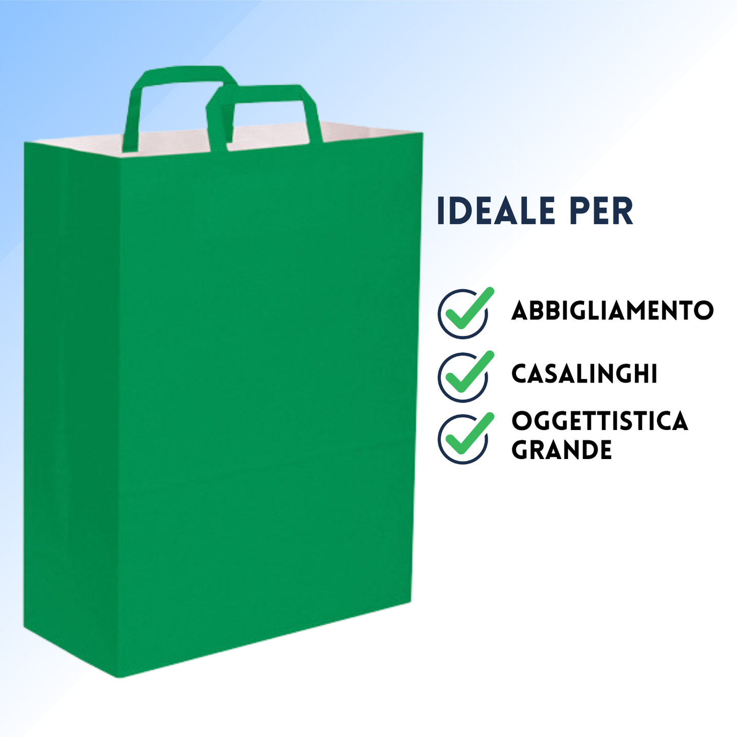 Shopper in carta personalizzate 45x48x15 cm | Cod. PG061