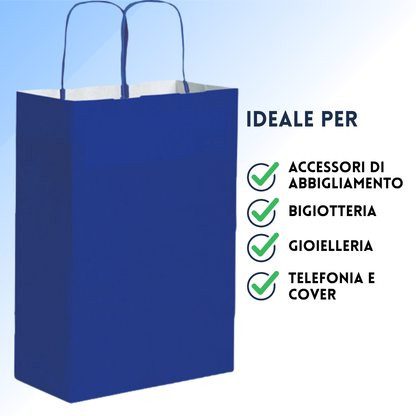 Shopper in carta personalizzate 22x29x10 cm | Cod. PG035