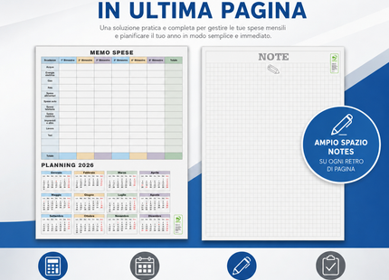 Calendario olandese personalizzato 2027 Multicolor