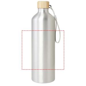 Borraccia in alluminio riciclato certificato RCS da 1000 ml Malpeza