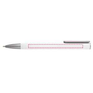 Penna a sfera in alluminio riciclato Ziguur (inchiostro blu) incisione laser