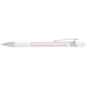Penna a sfera con finitura argento Kish (inchiostro blu)