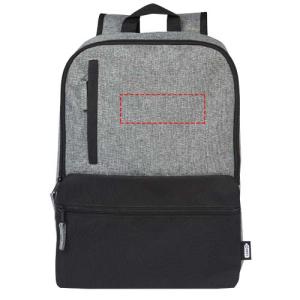 Zaino bicolore per portatile da 15" in materiale riciclato certificato GRS Reclaim 14L