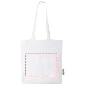 Tote bag in cotone riciclato GRS da 140 g/m2 Madras - 7L
