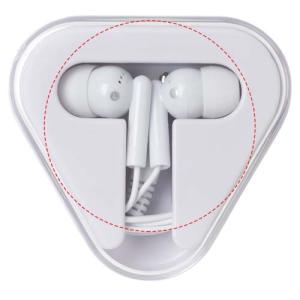 Auricolari con astuccio in plastica riciclata Rebel