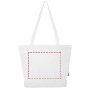 Tote bag in materiale riciclato certificato GRS con cerniera Panama 20l