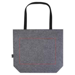 Tote bag a soffietto in feltro riciclato certificato GRS Felta - 20L
