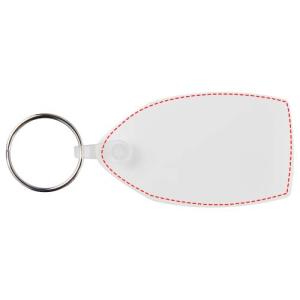 Portachiavi in materiale riciclato a forma rettangolare Tait
