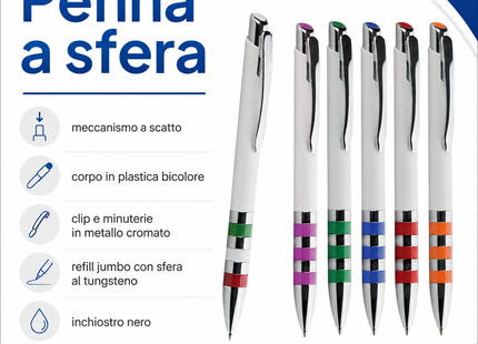 Kit 100 calendari 2027 + 100 penne - Modello color