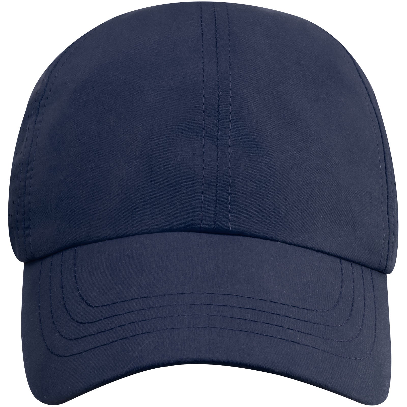 Cappellino cool-fit a 6 pannelli in materiale riciclato certificato GRS Mica - Navy