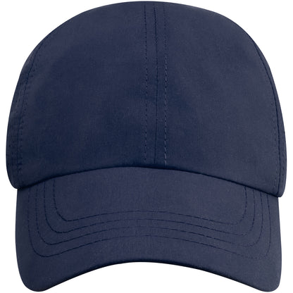 Cappellino cool-fit a 6 pannelli in materiale riciclato certificato GRS Mica - Navy