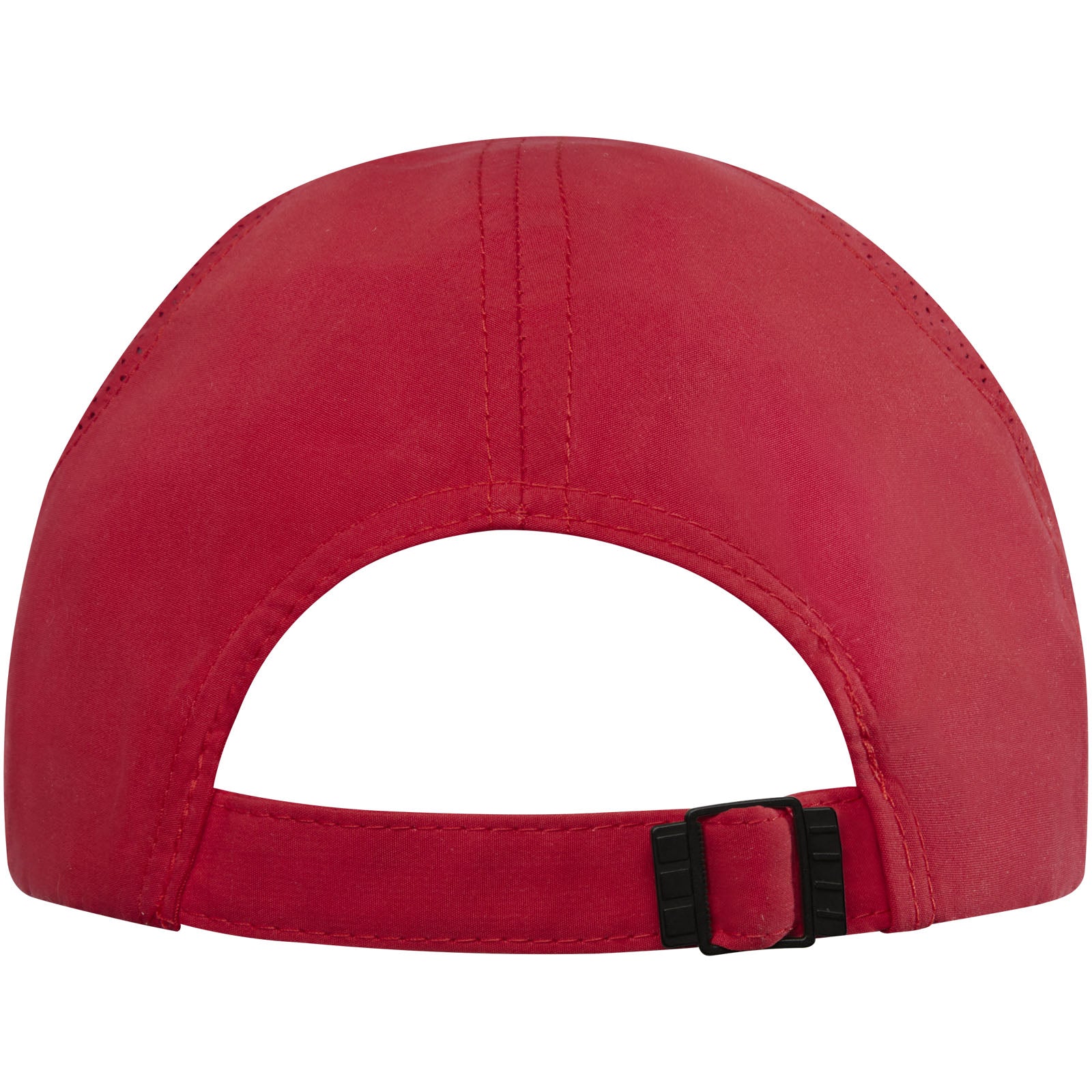 Cappellino cool-fit sandwich a 6 pannelli in materiale riciclato certificato GRS Morion - Rosso