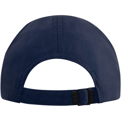 Cappellino cool-fit sandwich a 6 pannelli in materiale riciclato certificato GRS Morion - Navy