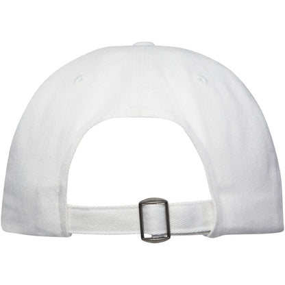Cappellino in tessuto riciclato Aware™ a 5 pannelli Onyx - Bianco