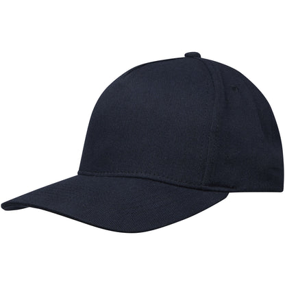 Cappellino in tessuto riciclato Aware™ a 5 pannelli Onyx - Navy