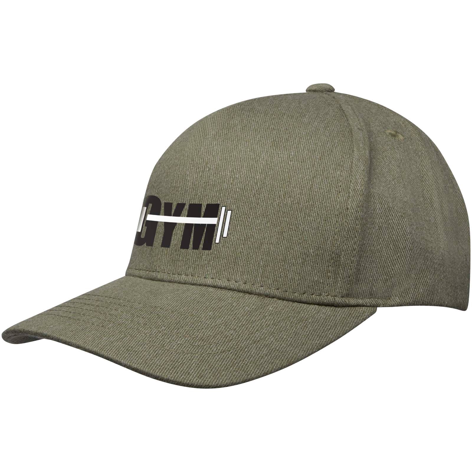Cappellino in tessuto riciclato Aware™ a 5 pannelli Onyx - Verde