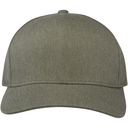 Cappellino in tessuto riciclato Aware™ a 5 pannelli Onyx - Verde