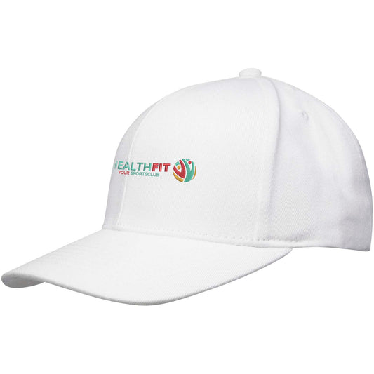 Cappellino in tessuto riciclato Aware™ a 6 pannelli Opal - Bianco