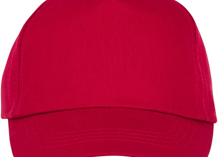 Cappellino Feniks a 5 pannelli per bambini - Rosso