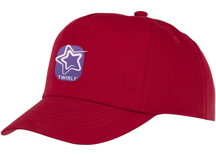 Cappellino Feniks a 5 pannelli per bambini - Rosso