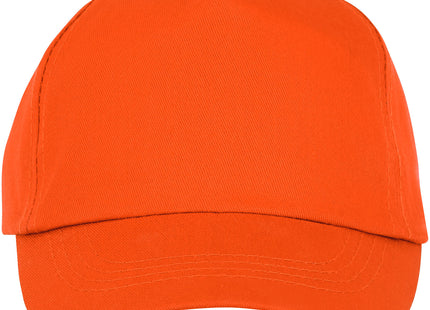 Cappellino Feniks a 5 pannelli per bambini - Arancione