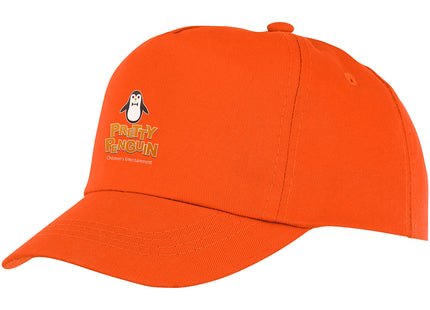 Cappellino Feniks a 5 pannelli per bambini - Arancione