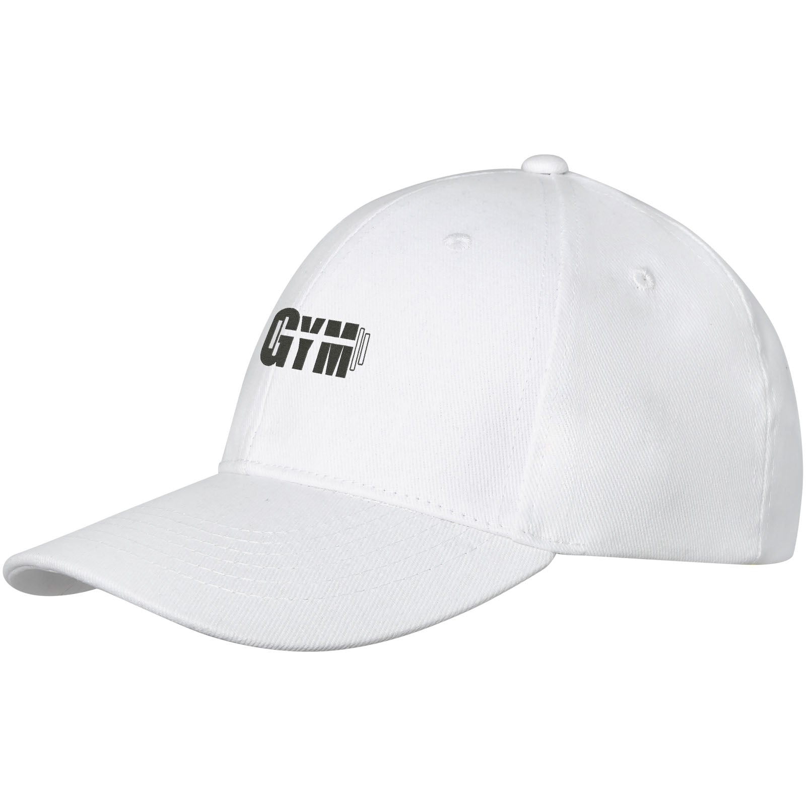 Cappellino Davis a 6 pannelli - Bianco