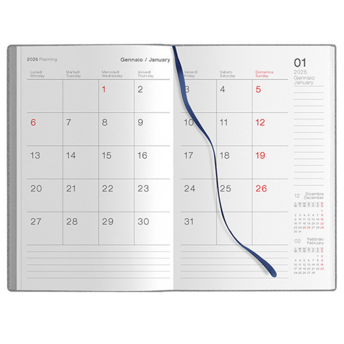 Agende personalizzate 2026 Bigiornaliere 14x21 | Cod. PB356