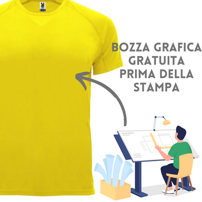 T-shirt sportive personalizzate bambino Roly 150gr. | Cod. Bahrain