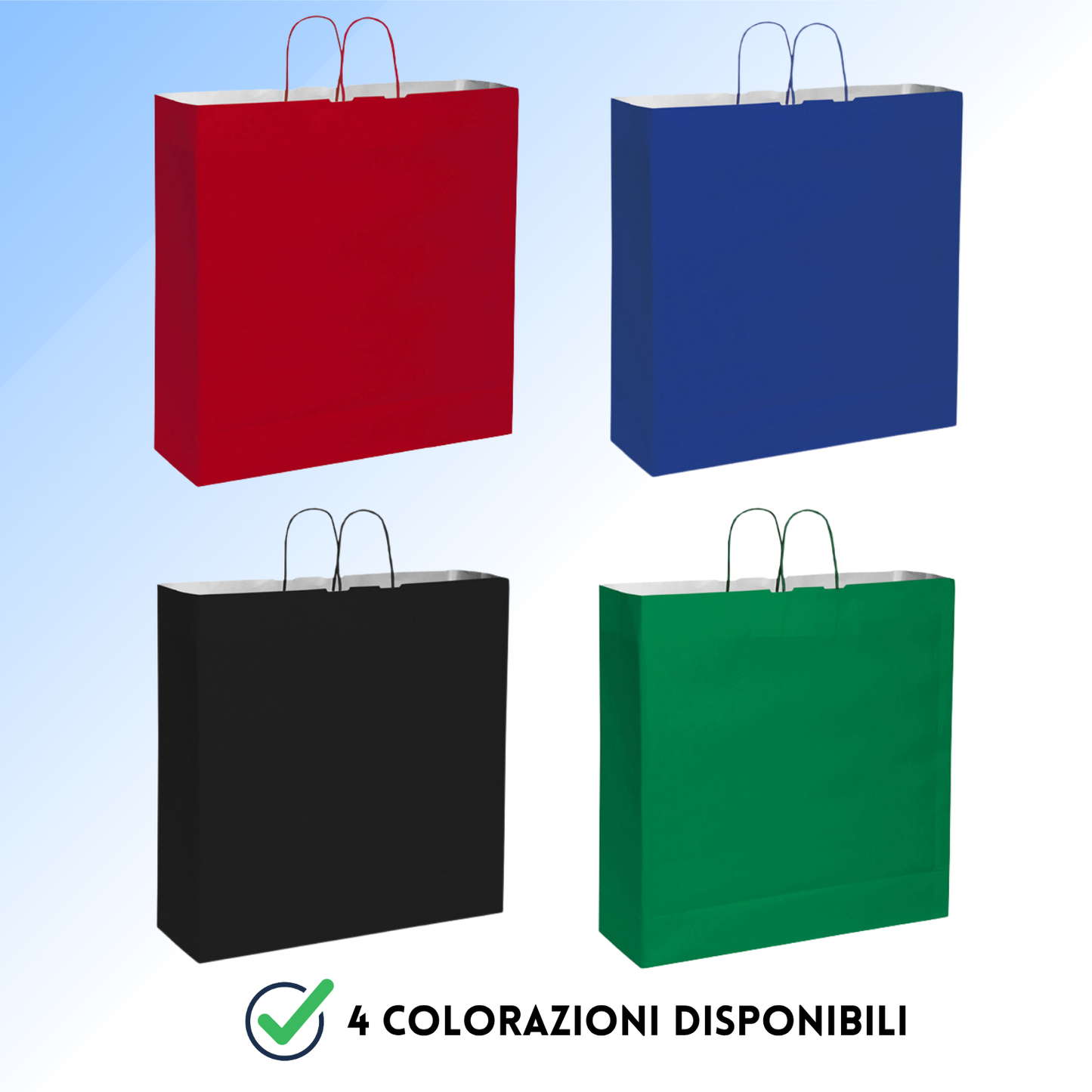 Shopper in carta personalizzate 36x41x12 cm | Cod. PG033