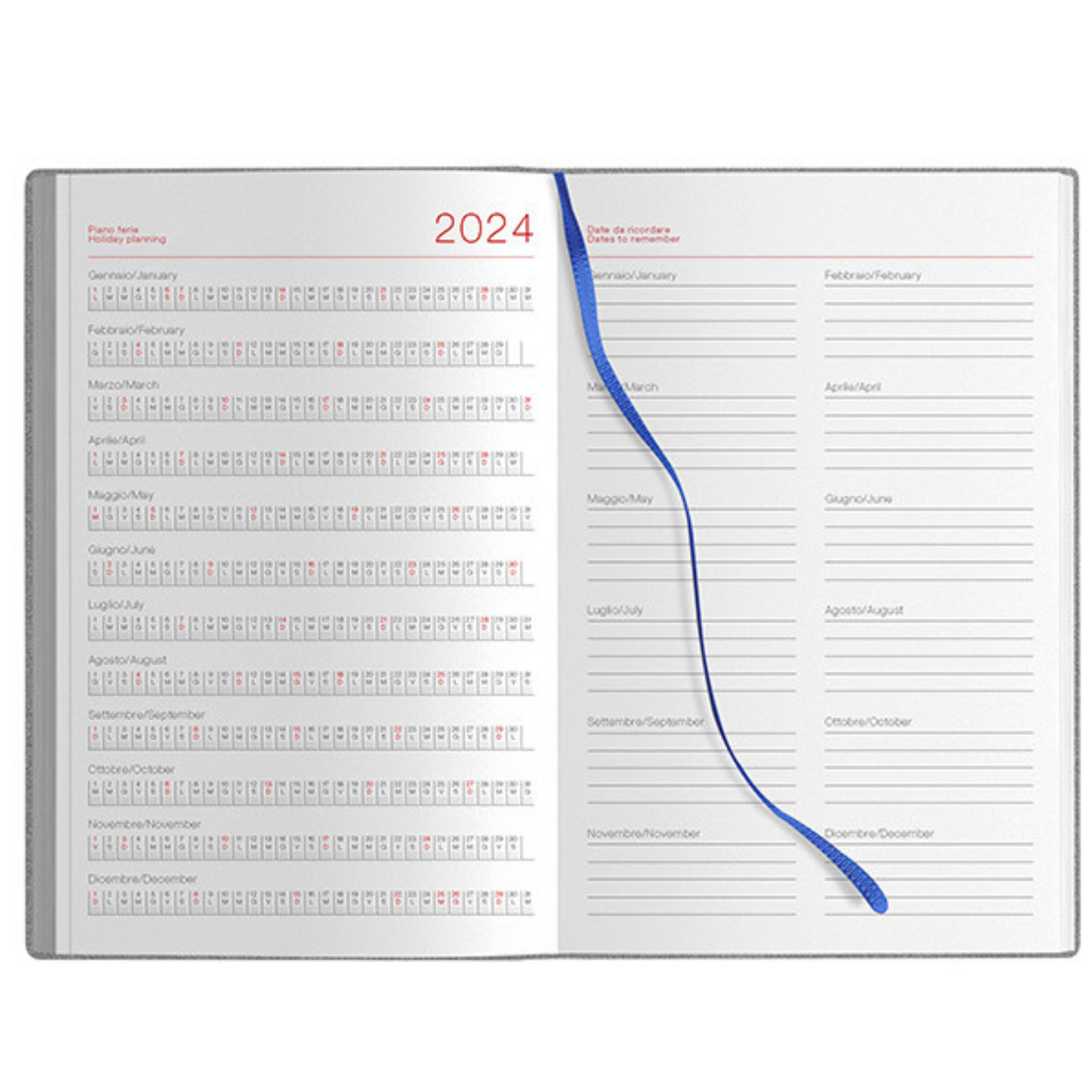 Agende personalizzate 2026 Bigiornaliere 14x21 | Cod. PB356