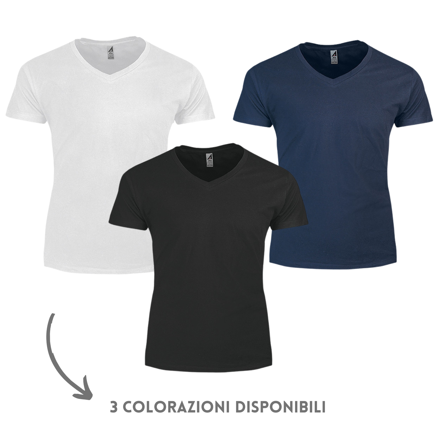 Magliette personalizzate collo a V | Cod. PM315