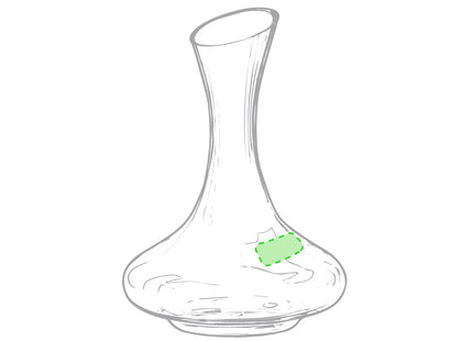 Decanter Pikerson Makito 6599 - area di personalizzazione