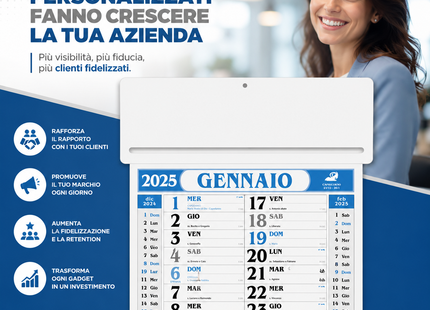 Calendario olandese personalizzato 2027 Passafoglio