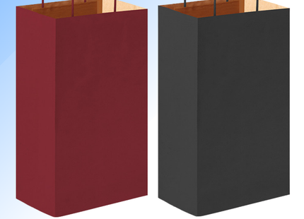 Shopper in carta personalizzate per bottiglie doppia 18x8x39 cm | Cod. PG016