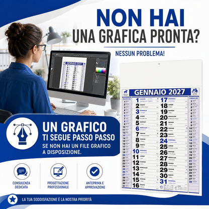 Calendario olandese personalizzato 2027 Elegant