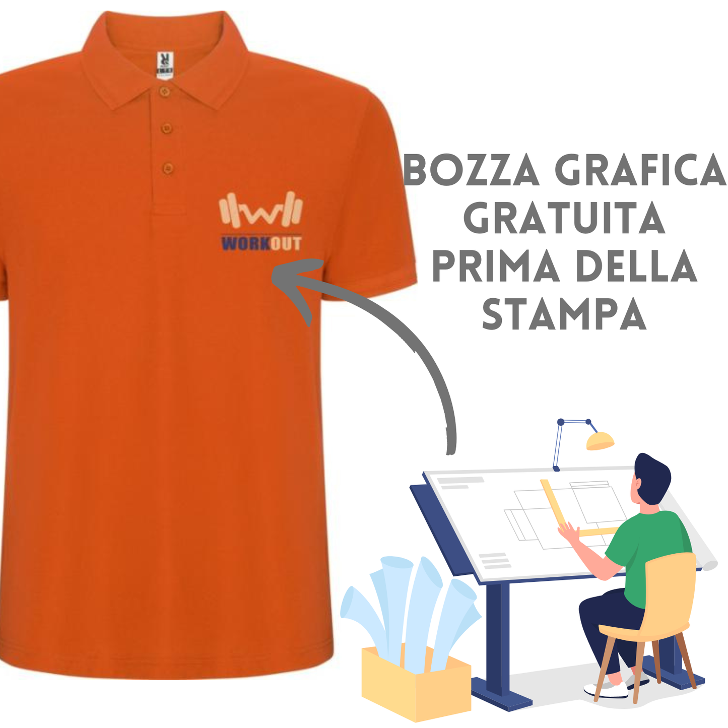 Polo uomo modello premium | Cod. Pegaso Premium
