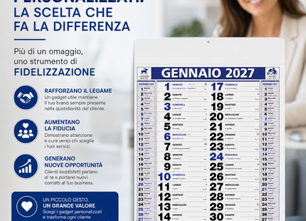 Calendario olandese personalizzato 2027 Elegant